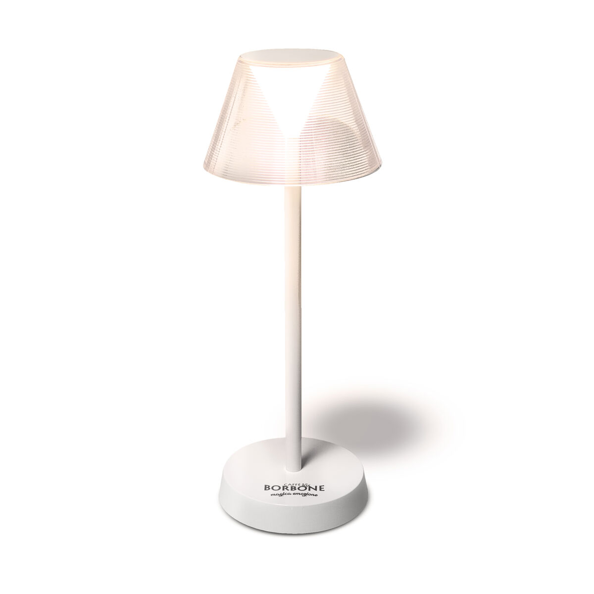 lampada-tavolo-esterni-interni-touch-ricaricabile-caffe-borbone-gadgets-accesa