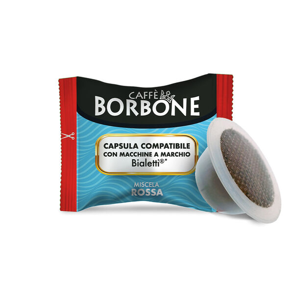 Capsule Caffè Borbone Compatibili Bialetti®* - miscela ROSSA