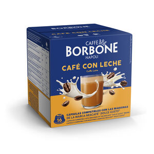 16 Capsules Borbone For Soluble Beverage Café con Leche,