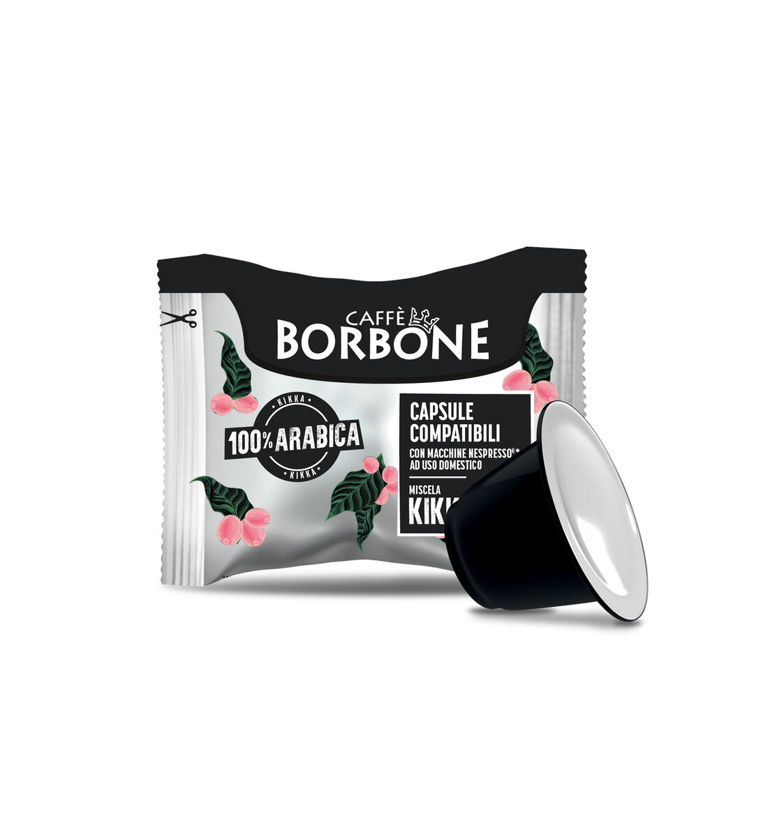 10 capsules compatibles Nespresso 100% Arabica - Caffè Borbone