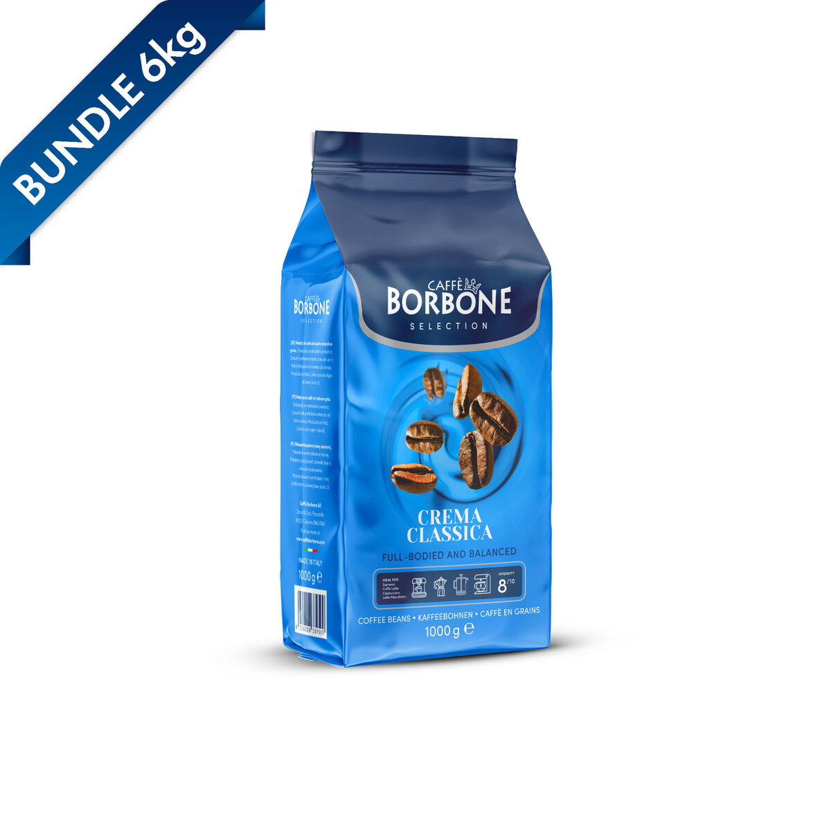 Coffee Beans Selection CREMA CLASSIC 6KG Coffee Borbone Shop