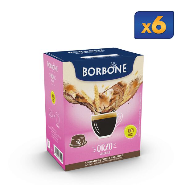 96 Capsules Instant Barley Caffè Borbone,