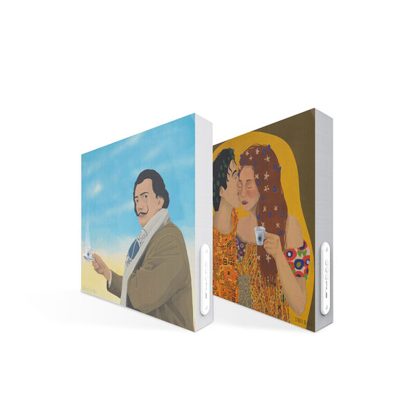 Speaker Bluetooth Frame - Couple 3 - Dalì + Klimt,