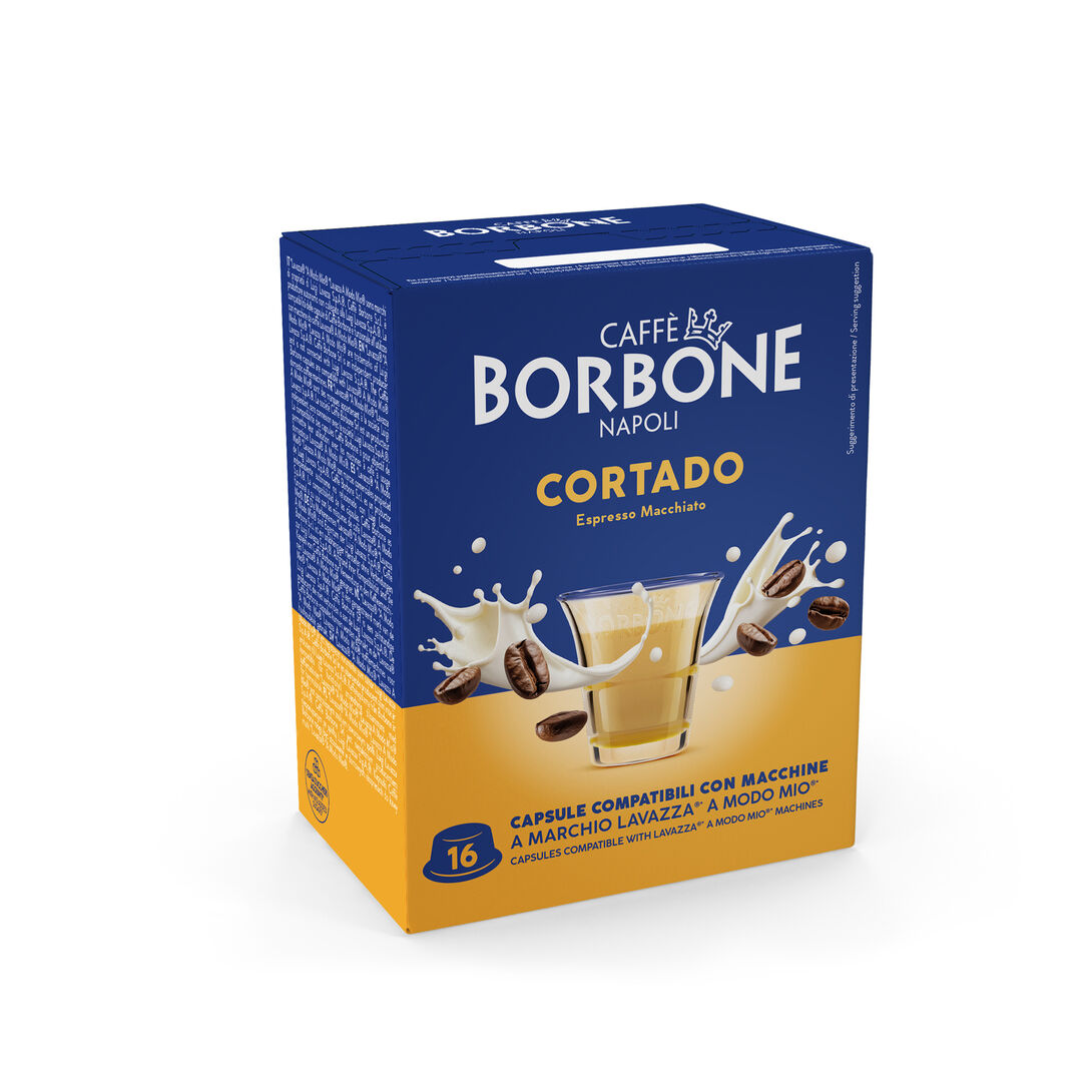 Capsules compatible with Lavazza* A Modo Mio* Cortado| Caff Borbone Capsules compatible with Lavazza* A Modo Mio* Cortado| Caff Borbone