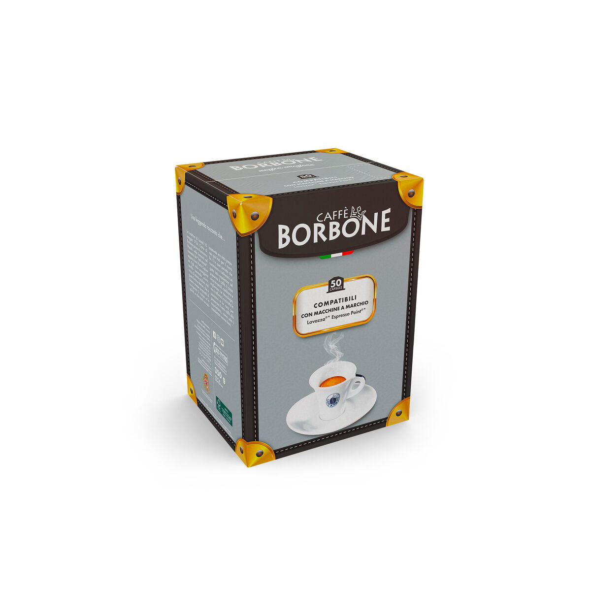 50 BLACK Blend Borbone Compatible Capsules,