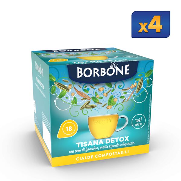 72 Pods  Tisana Detox Borbone,