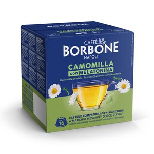 16 Capsules Borbone For Soluble Beverage CHAMOMILE AND MELATONIN,