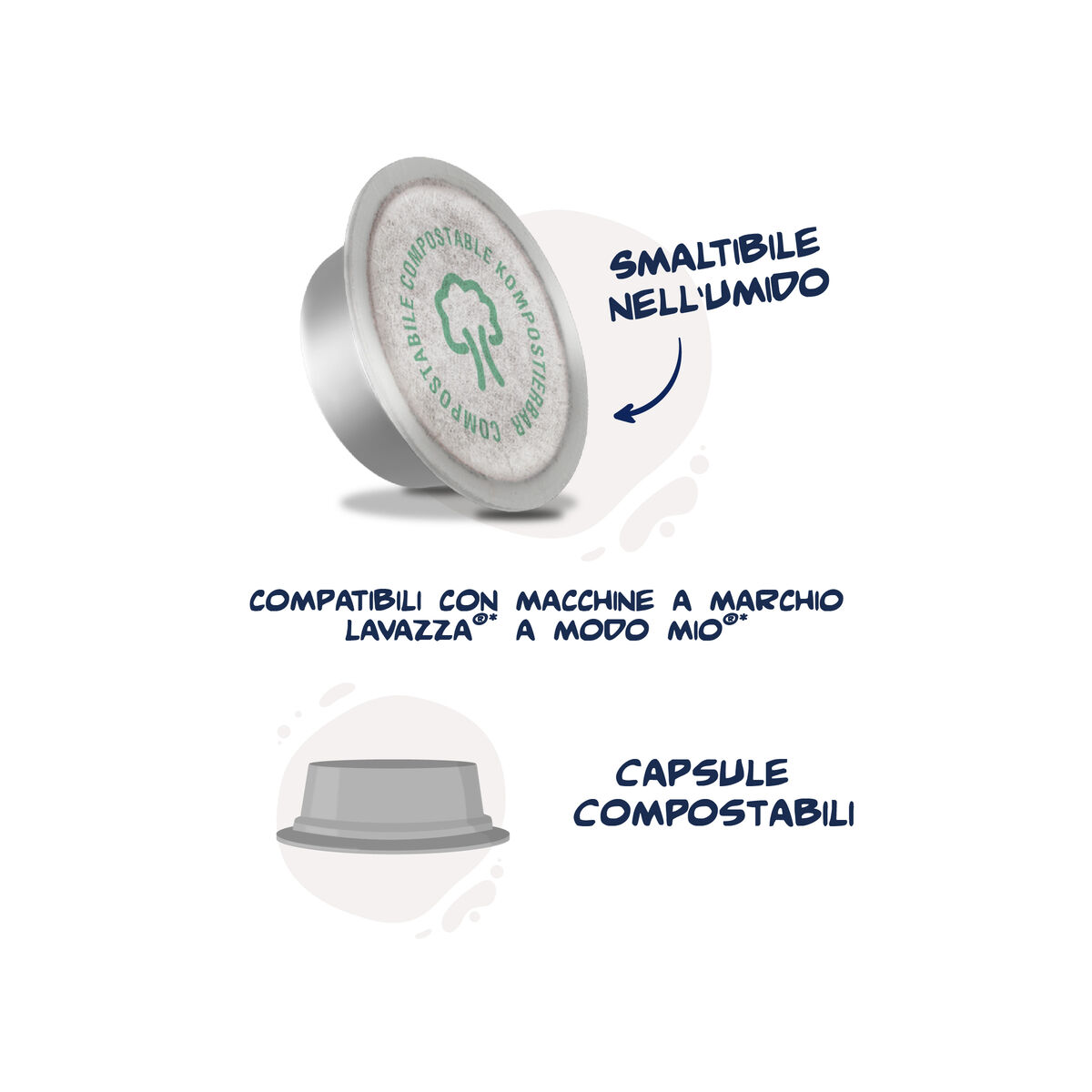 100 GOLD Blend Capsules COMPOSTABLE and COMPATIBLE Borbone Don Carlo,