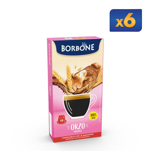 60 Capsules Instant Barley Caffè Borbone,
