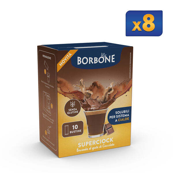 80 STICK INSTANT PREPARATION FOR "SUPERCIOCK" CHOCOLATE FLAVORED DRINK,