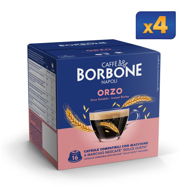 64 Capsules Instant Barley Caffè Borbone,