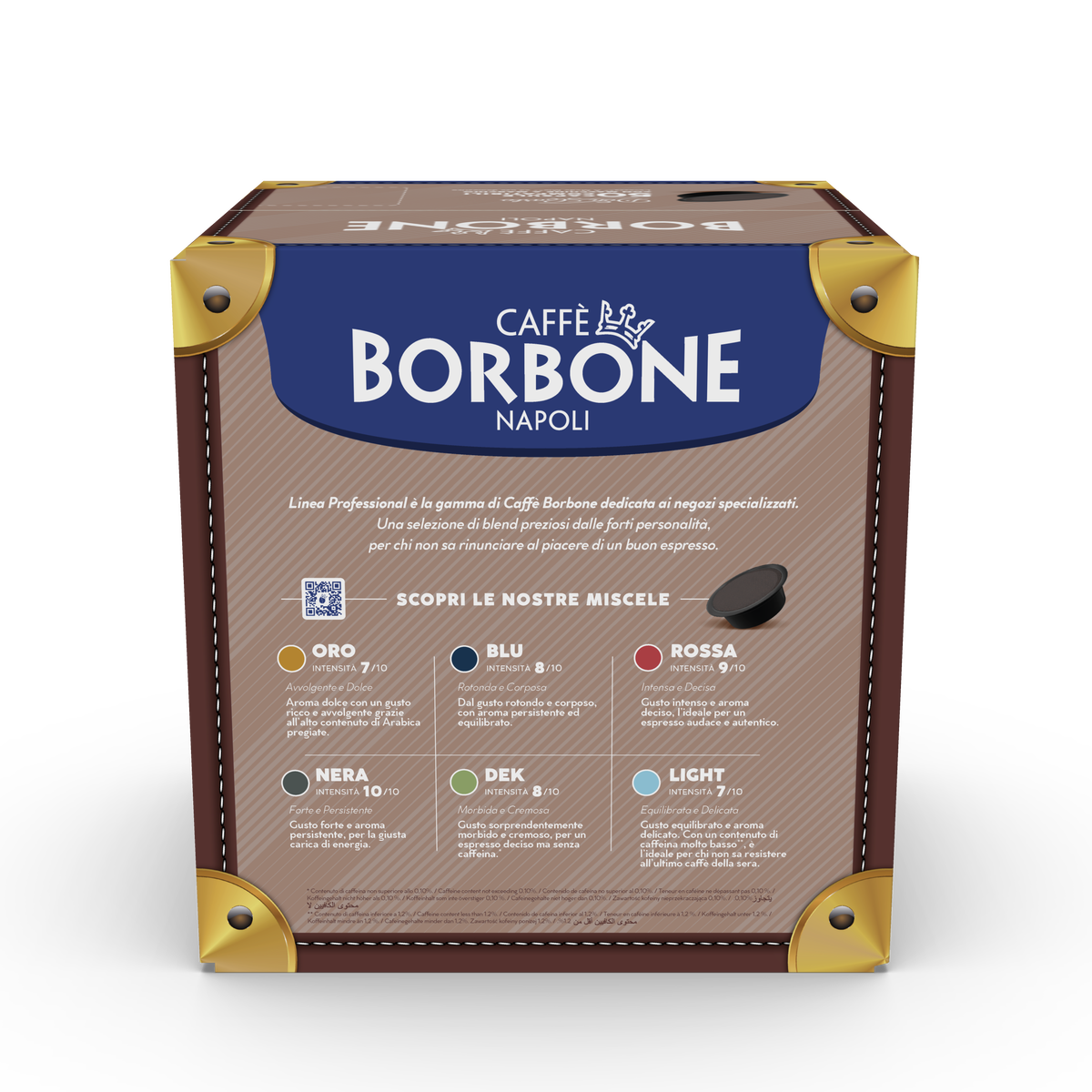 50 BLUE Blend Capsules Compatible Borbone Don Carlo,