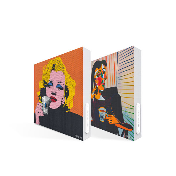 Speaker Bluetooth Frame - Couple 2 - Marilyn Monroe + Picasso,