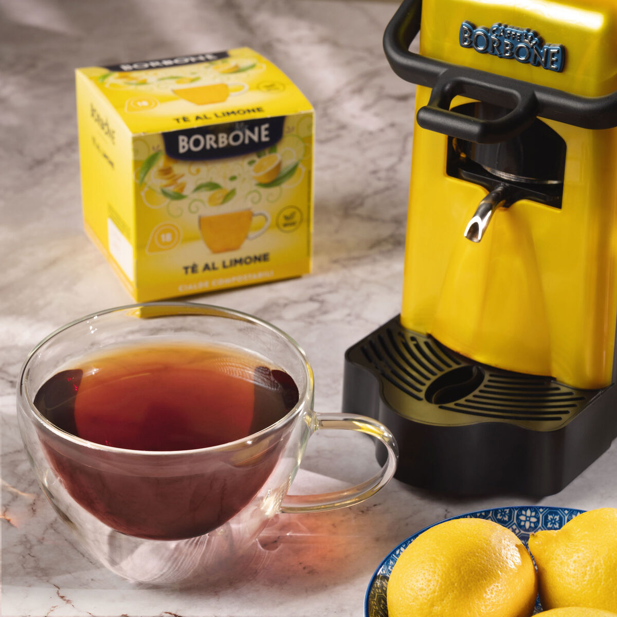 72 Lemon Tea Paper Pods Caffè Borbone,