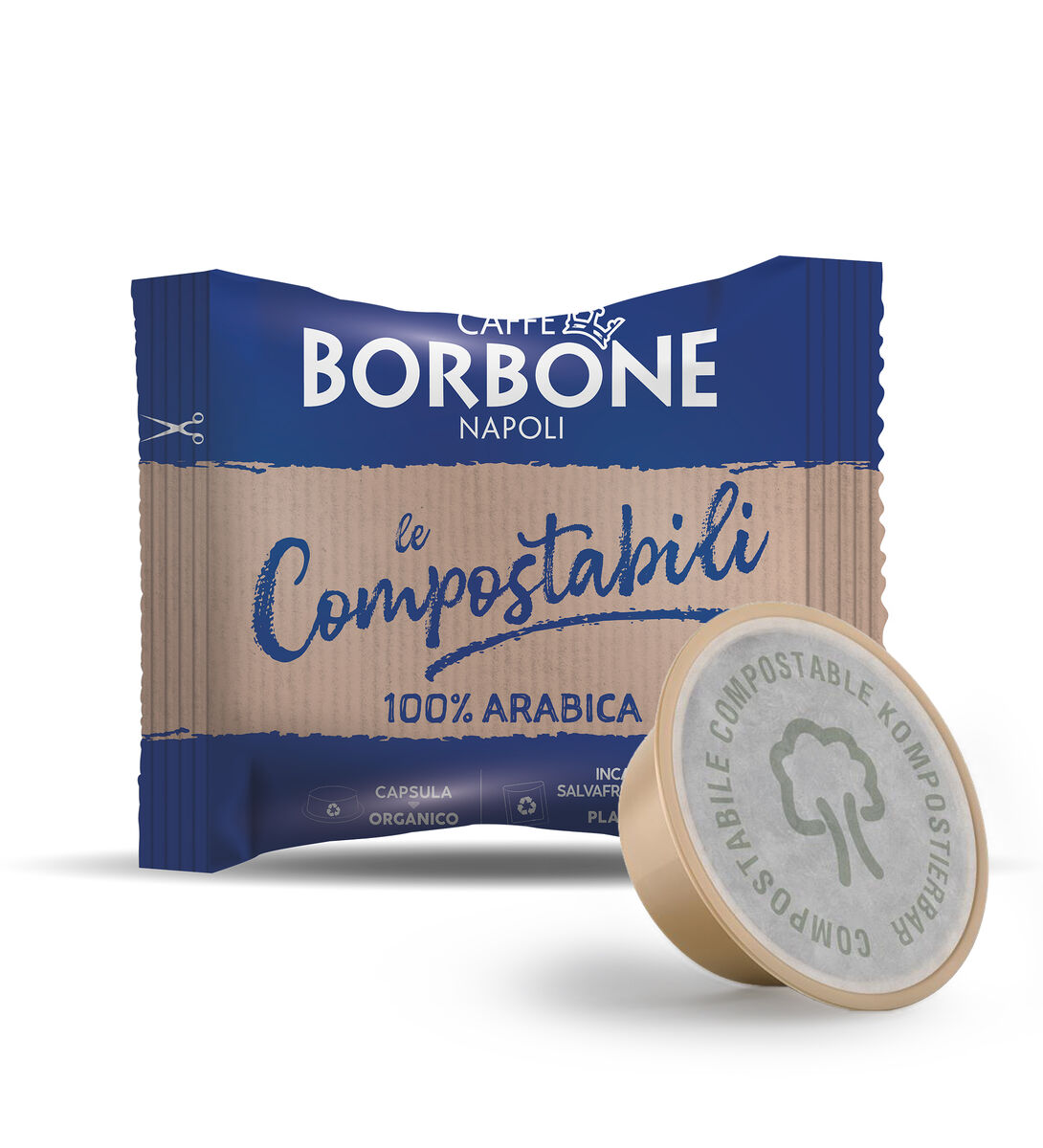 Compostable Capsules Compatible with Lavazza* A Modo Mio* | Caff Borbone