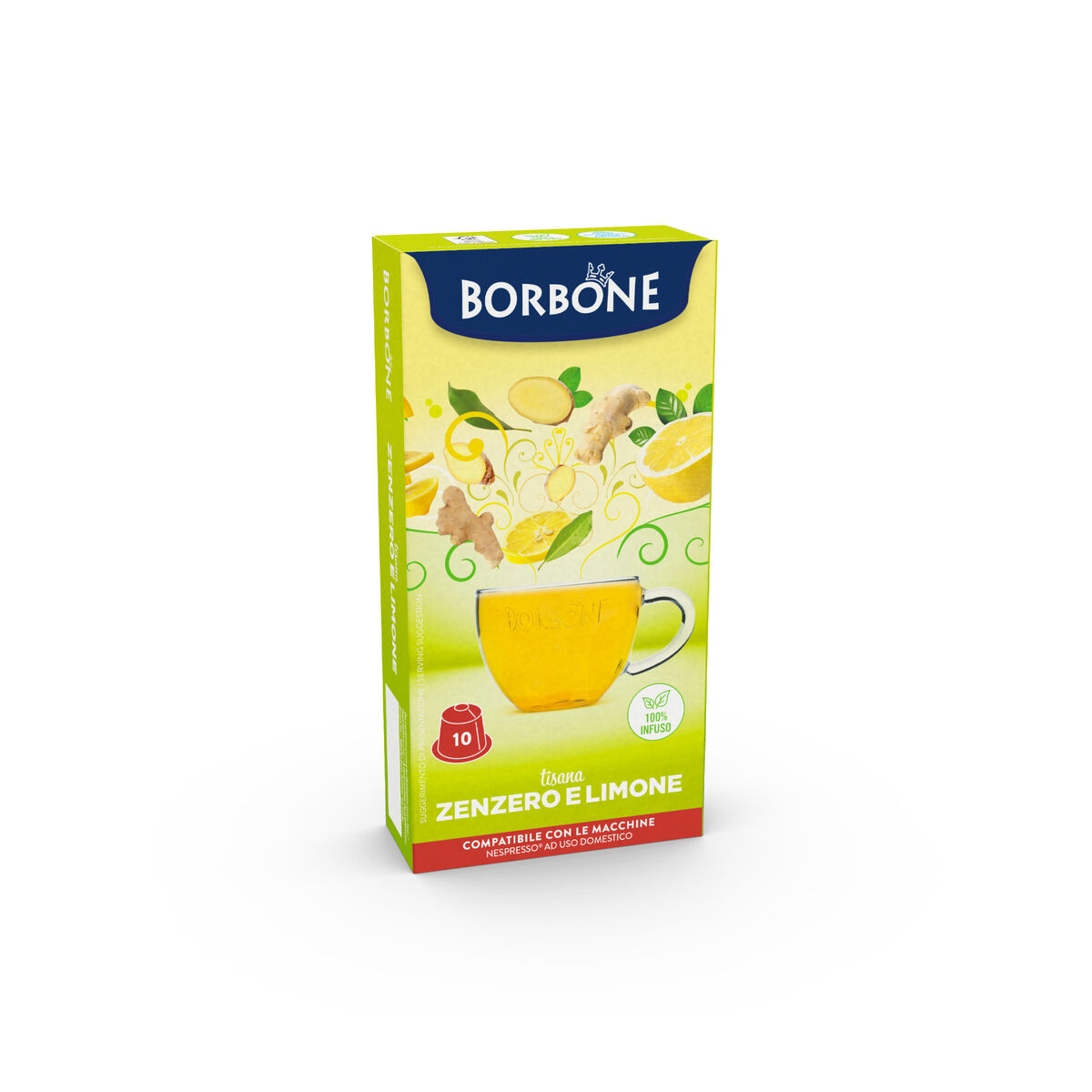 Capsule COMPATIBILI Nespresso®* Zenzero e Limone