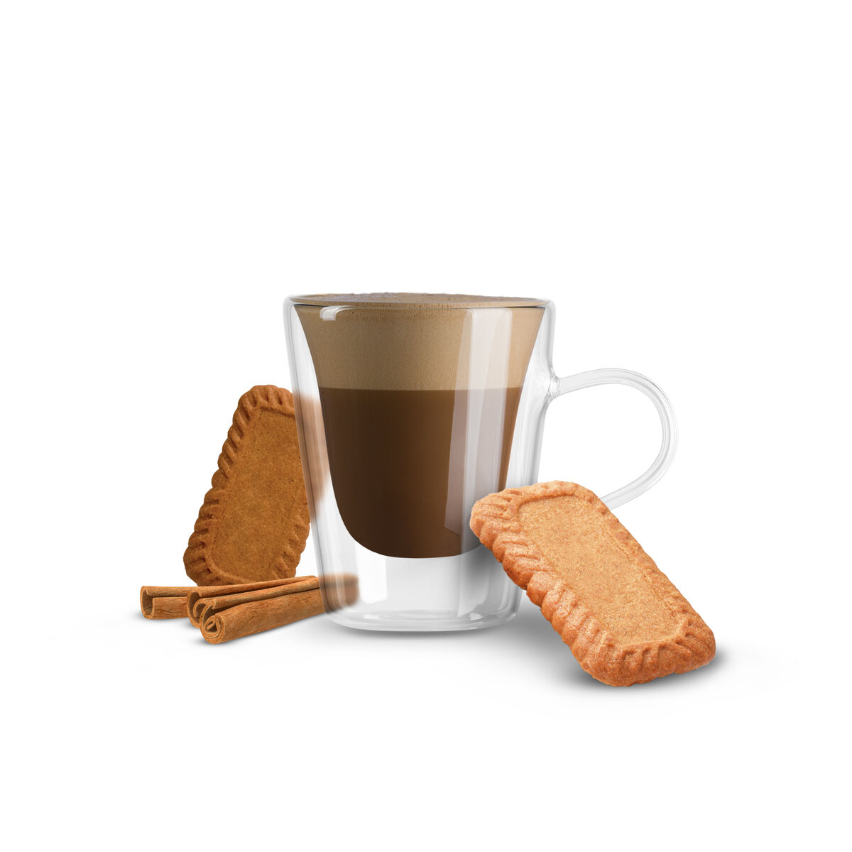 16 Borbone BISCOTTONE Capsules For Soluble Beverage Cappuccino And Biscuit Flavor,