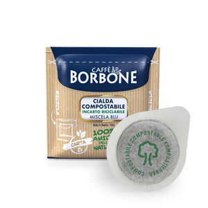 50 BLUE Blend ESE Paper Pods 44 mm Caffè Borbone,