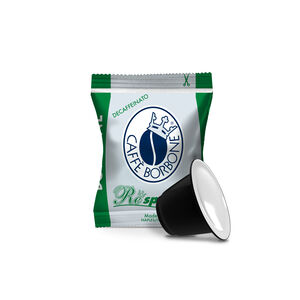 Capsule Borbone REspresso Miscela DEK COMPATIBILI con macchine ad uso domestico a marchio Nespresso®*
