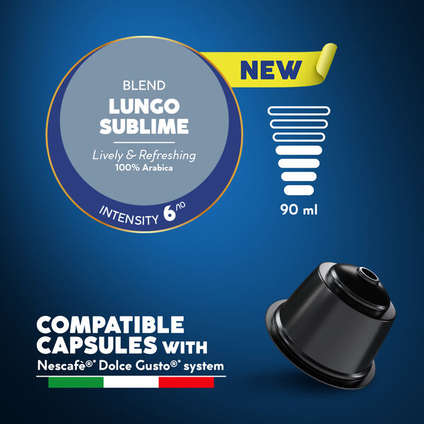 New Capsules Compatible with Nescafè®* Dolce Gusto®* Coffee Machines,  null