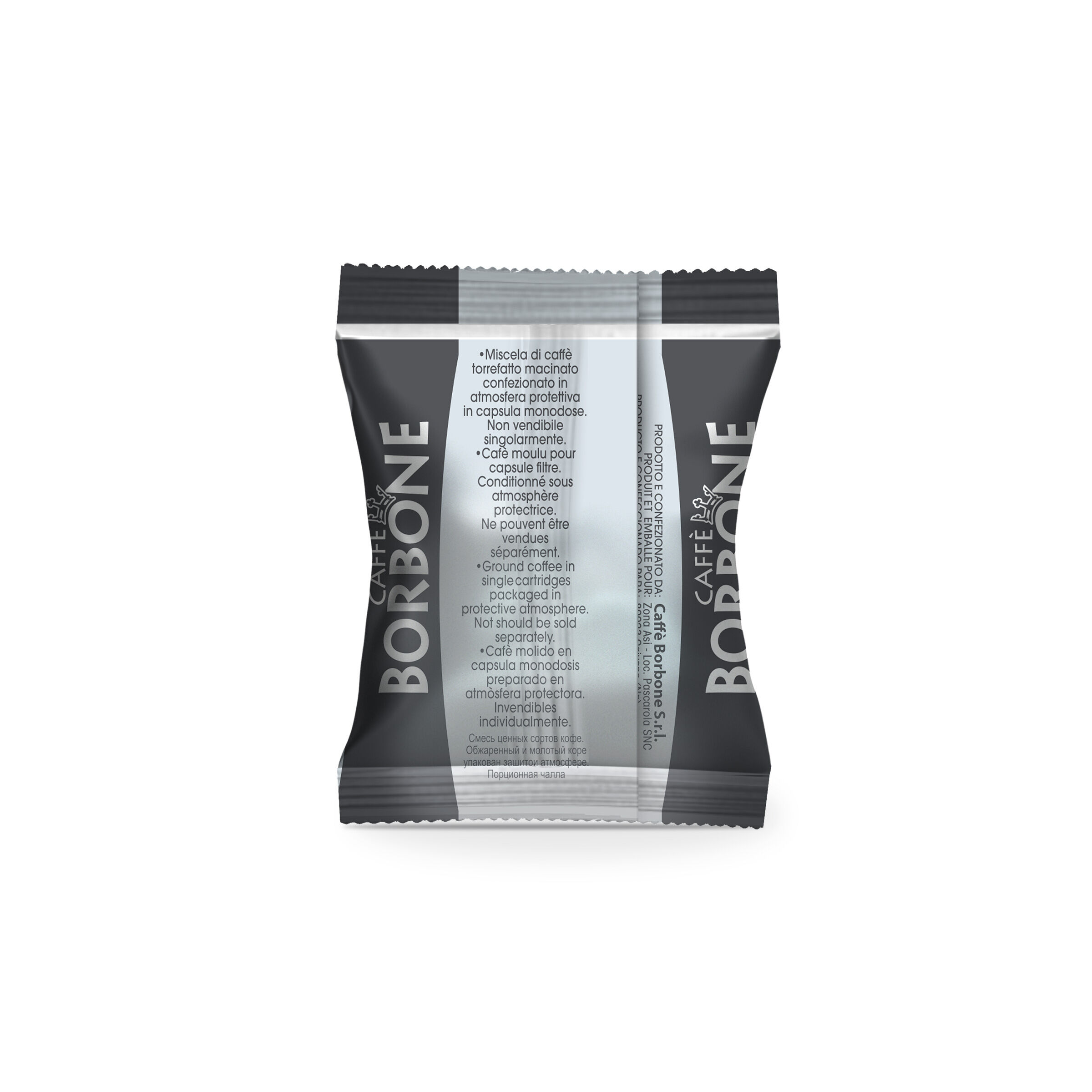100 Capsules compatible with Nespresso®* Caffè Borbone BLACK
