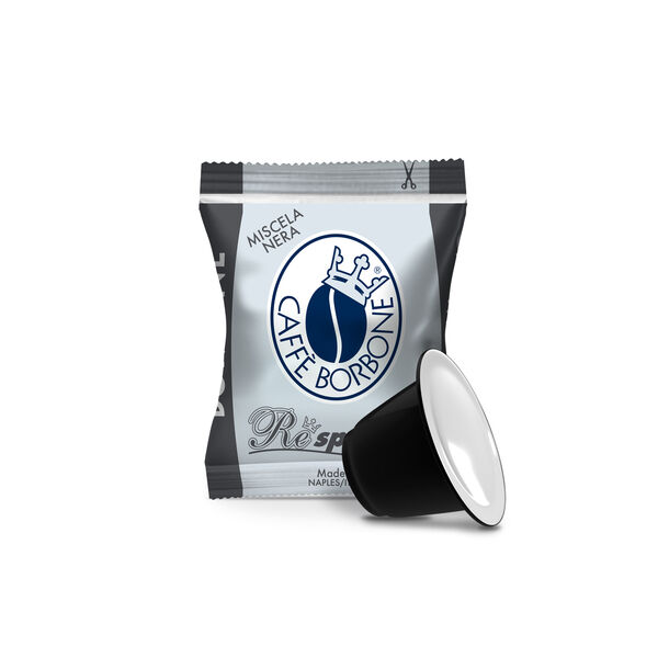 Capsule Borbone REspresso Miscela NERA COMPATIBILI con macchine ad uso domestico a marchio Nespresso®*
