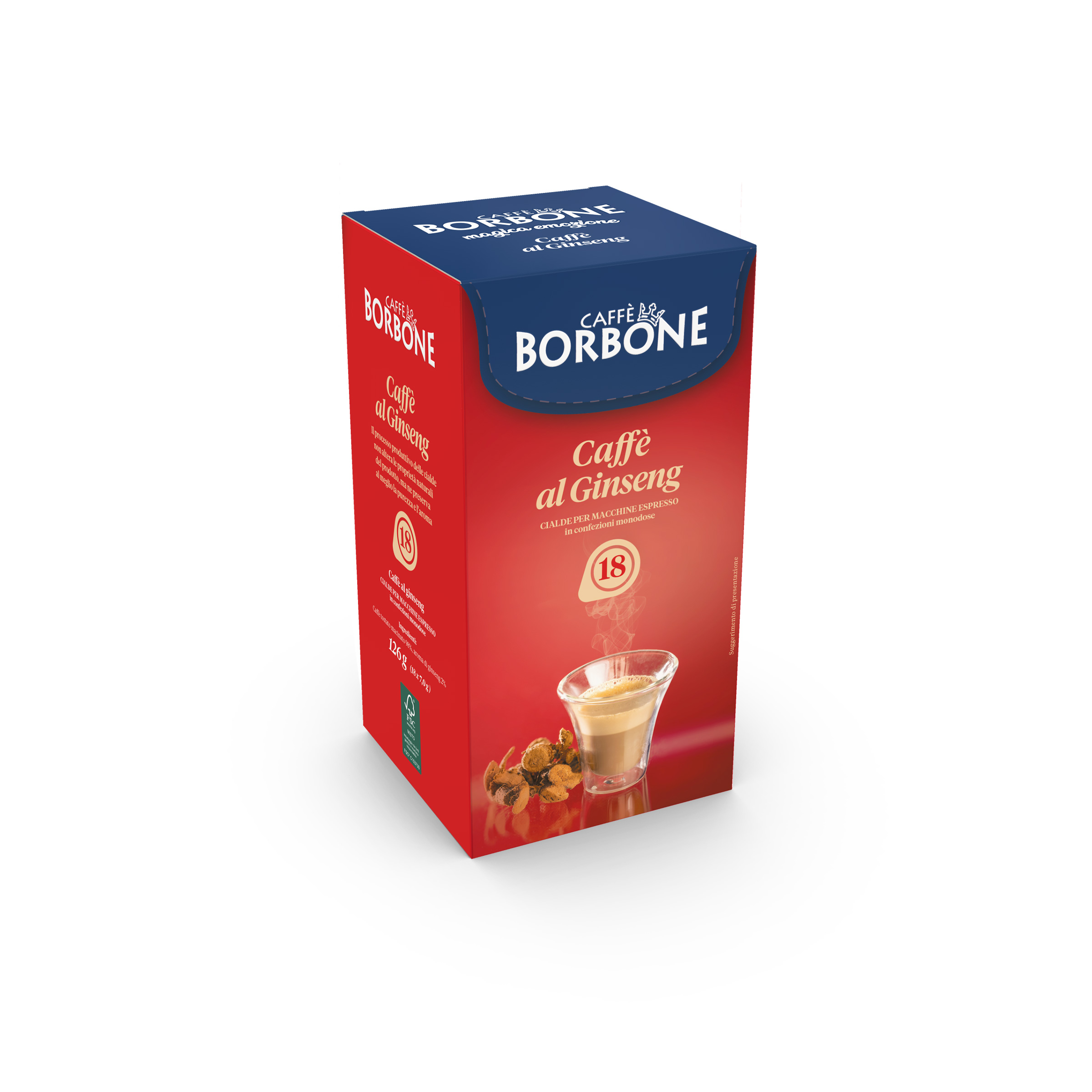 18 Cialde Borbone CAFFE AL GINSENG - - 18