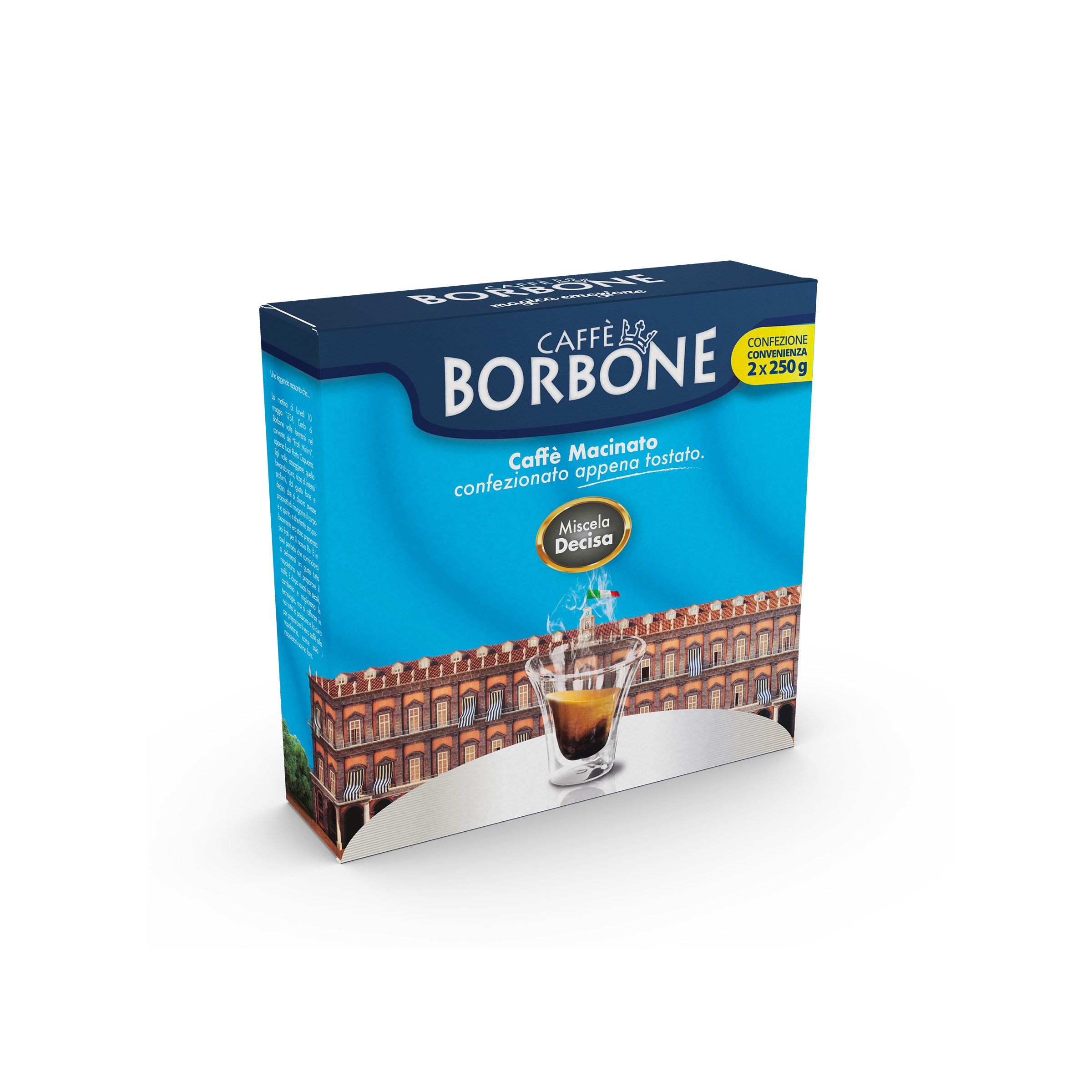 Moka Borbone miscela DECISA confezione BIPACK da 2x250gr - -