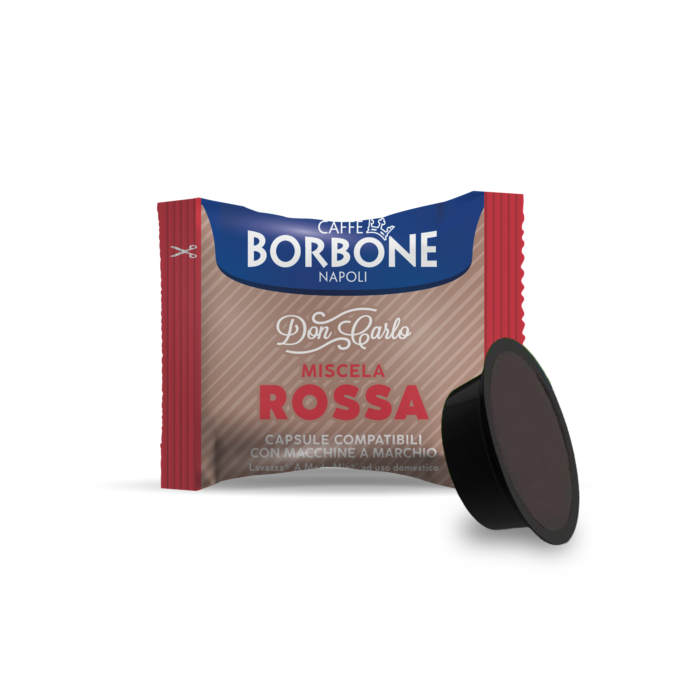 50 Capsule Borbone Compatibili Don Carlo Miscela ROSSA - - 50