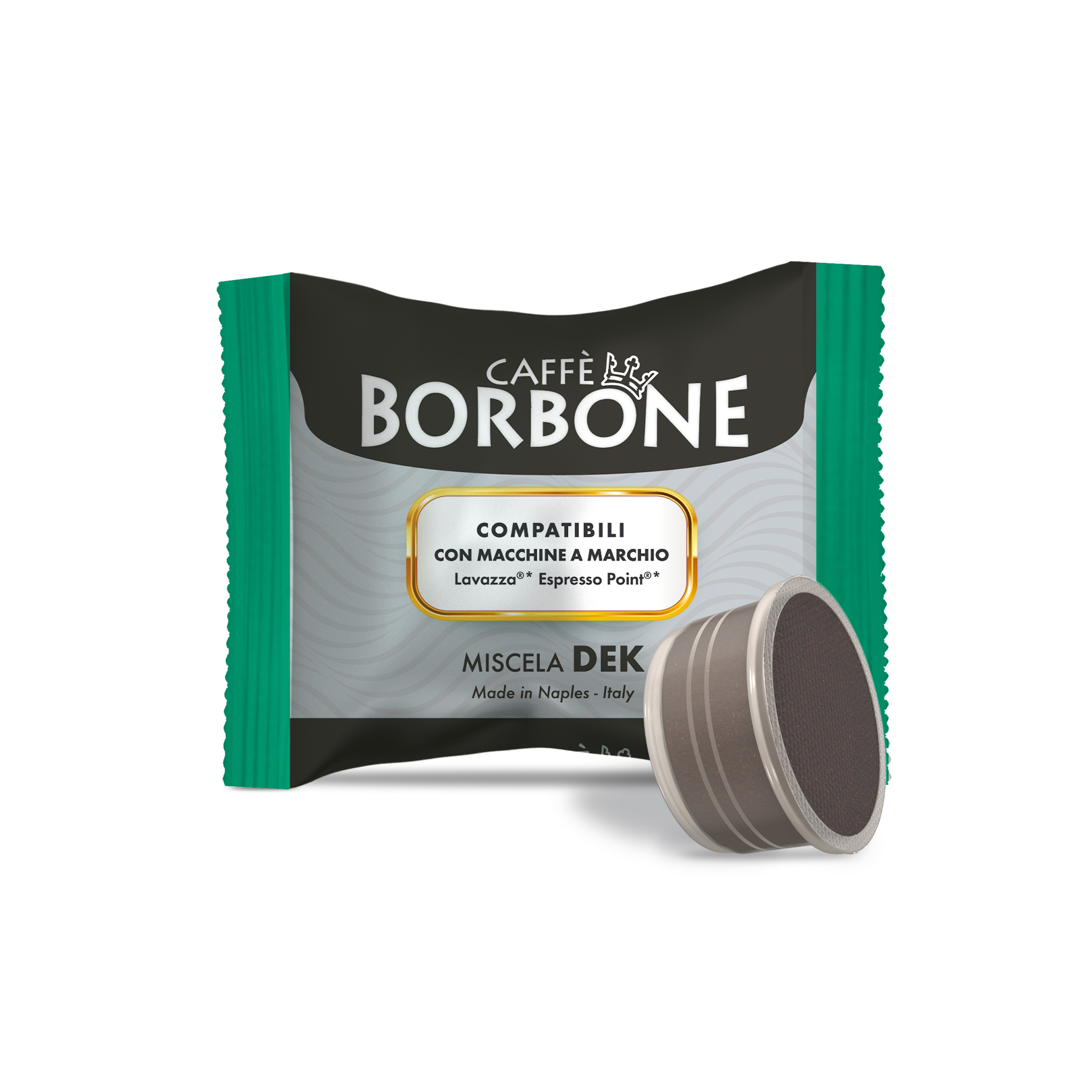 50 Capsule Borbone Compatibili Miscela VERDE DEK - - 50