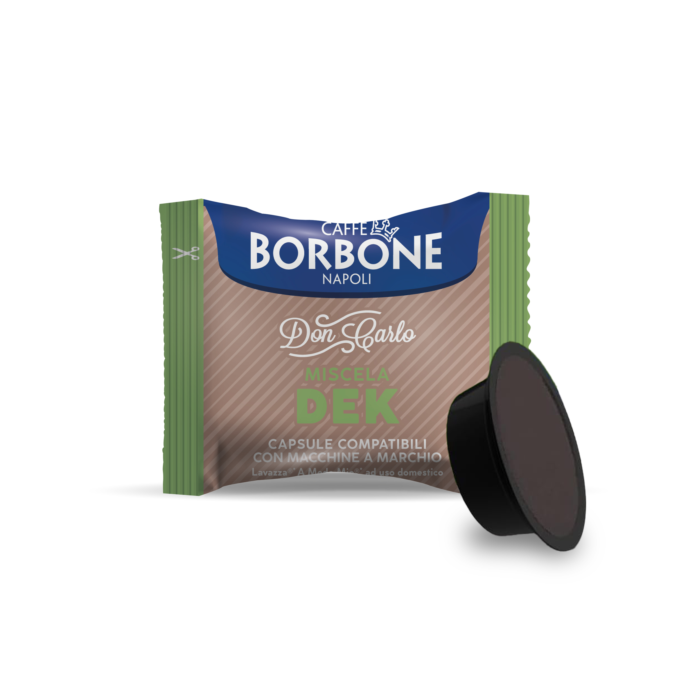 50 Capsule Borbone Compatibili Don Carlo Miscela VERDE DEK - - 50