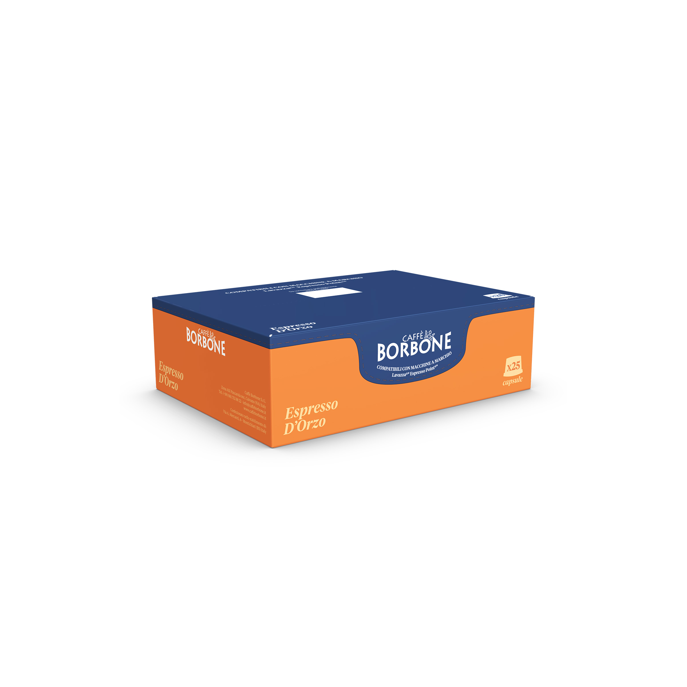 25 Capsule Compatibili Borbone ORZO SOLUBILE - - 25