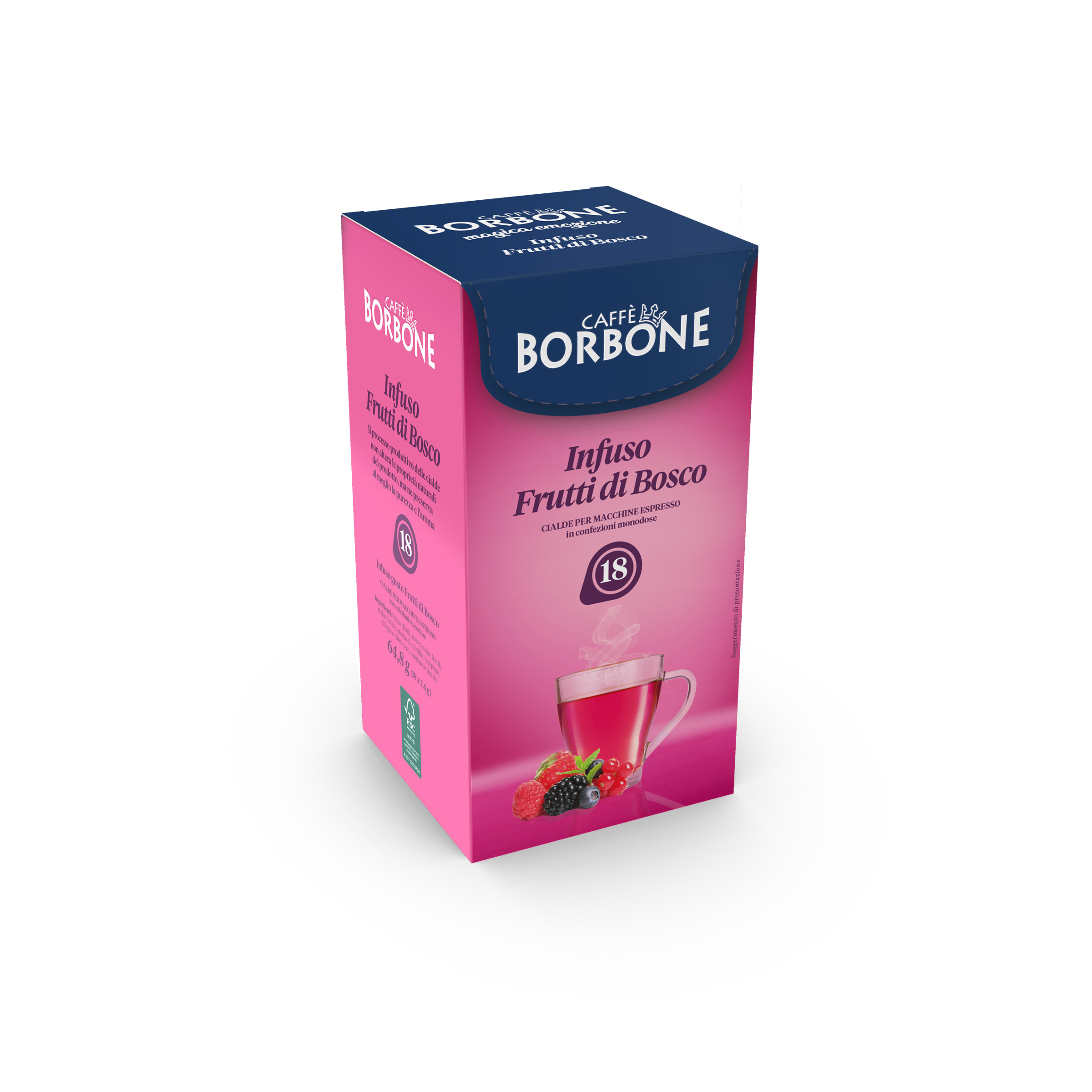 18 Cialde Borbone INFUSO AI FRUTTI DI BOSCO - - 18