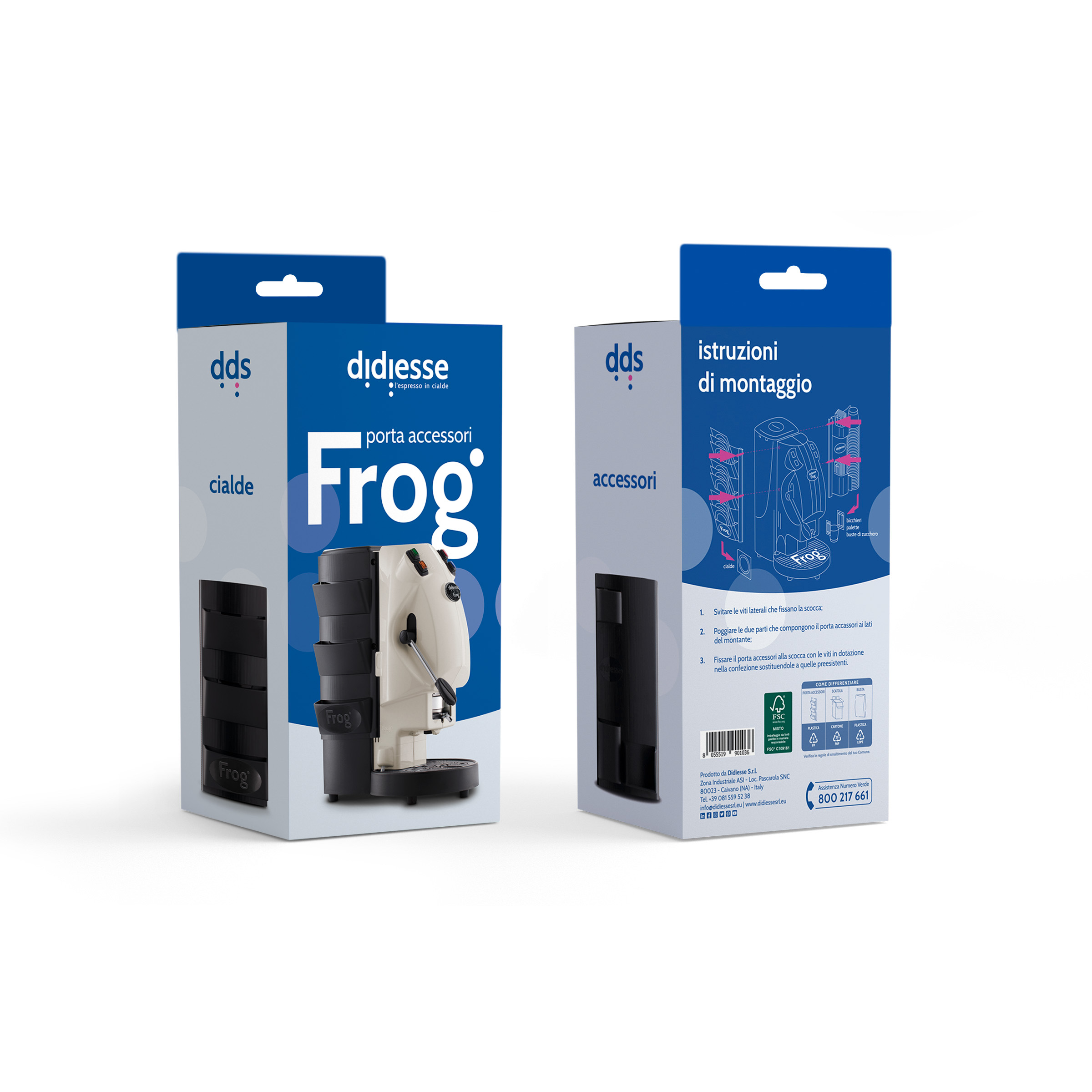 Porta accessori per macchine da caffè Frog - Didiesse - -