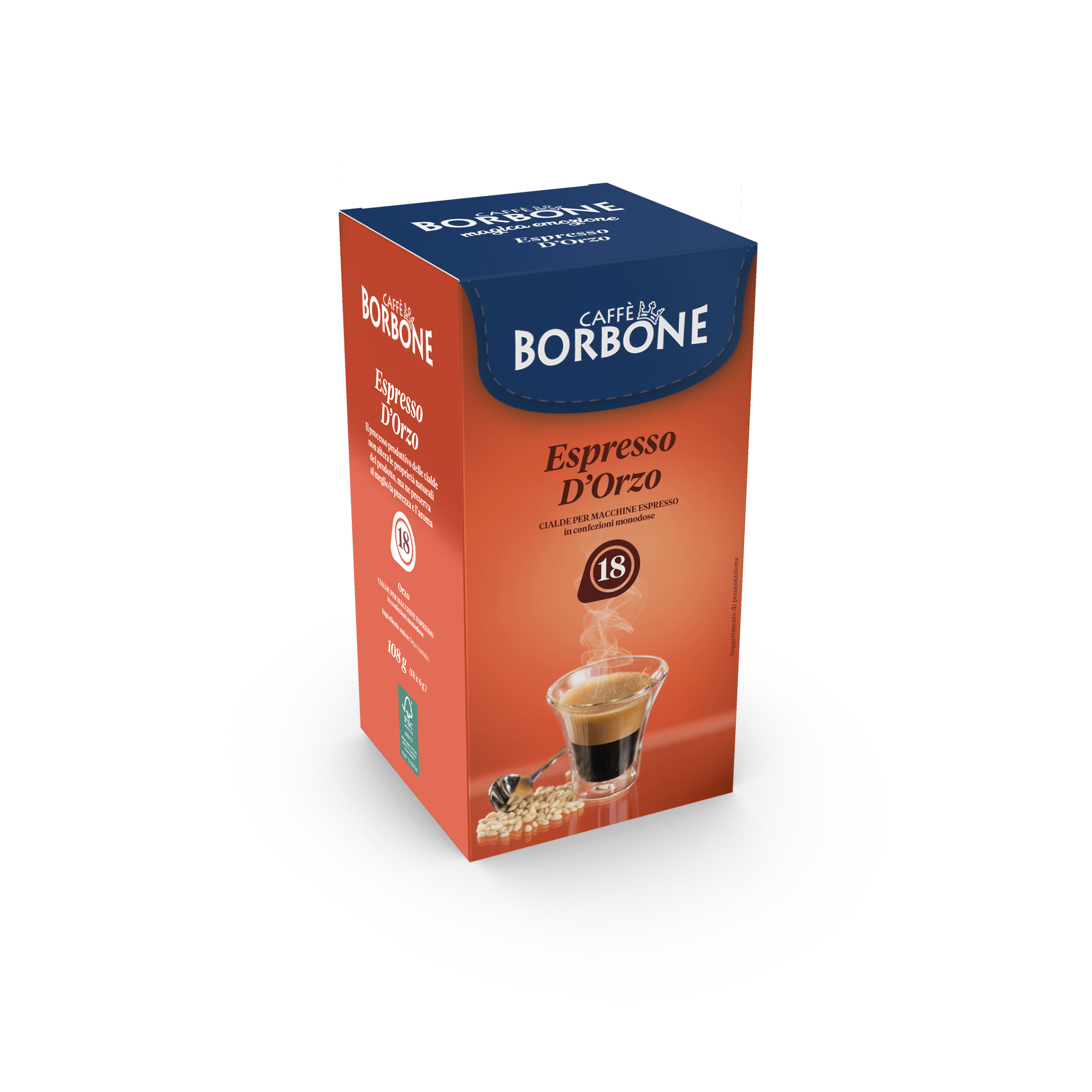 18 Cialde Borbone ESPRESSO D'ORZO - - 18