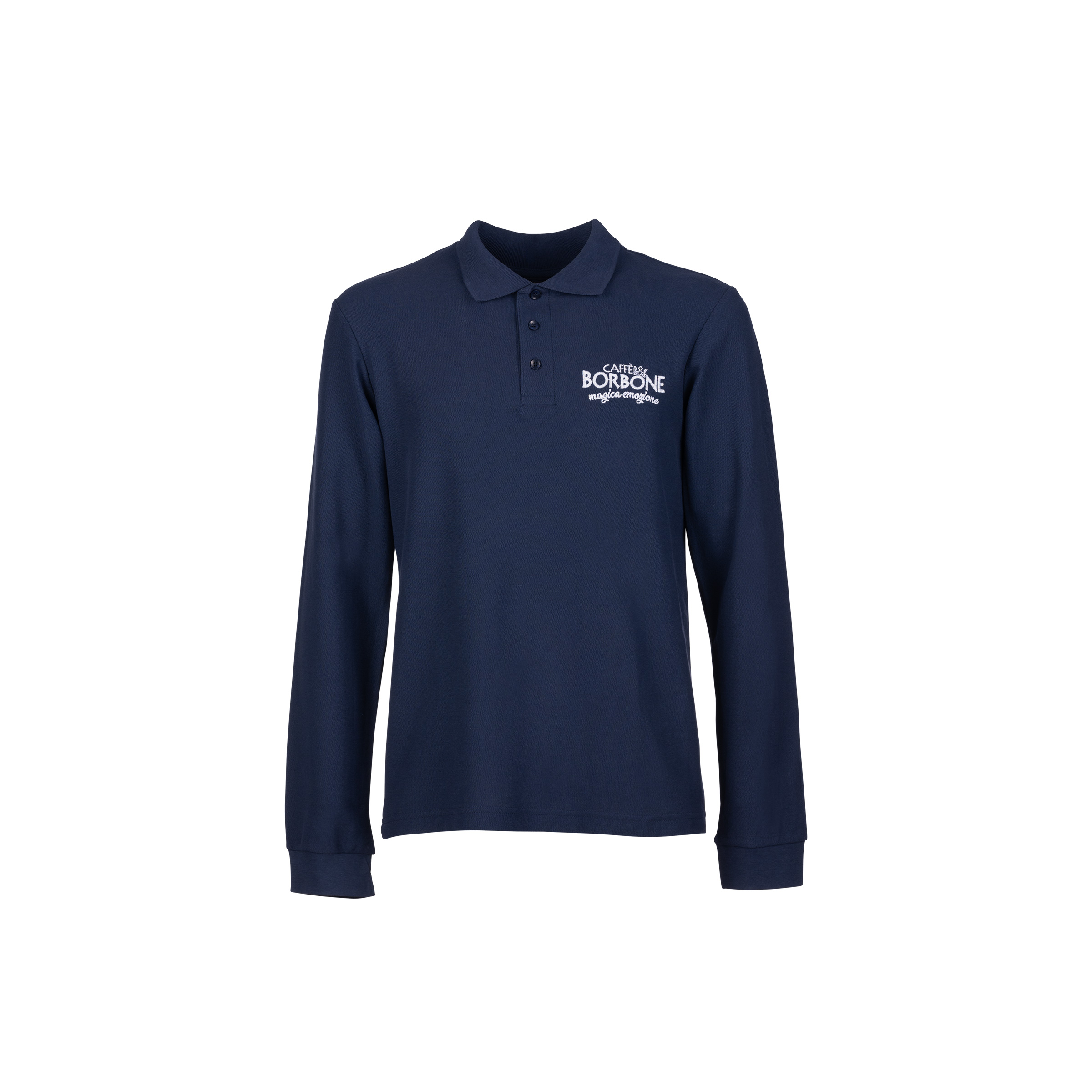 Polo Blu Manica lunga TAGLIA M - -