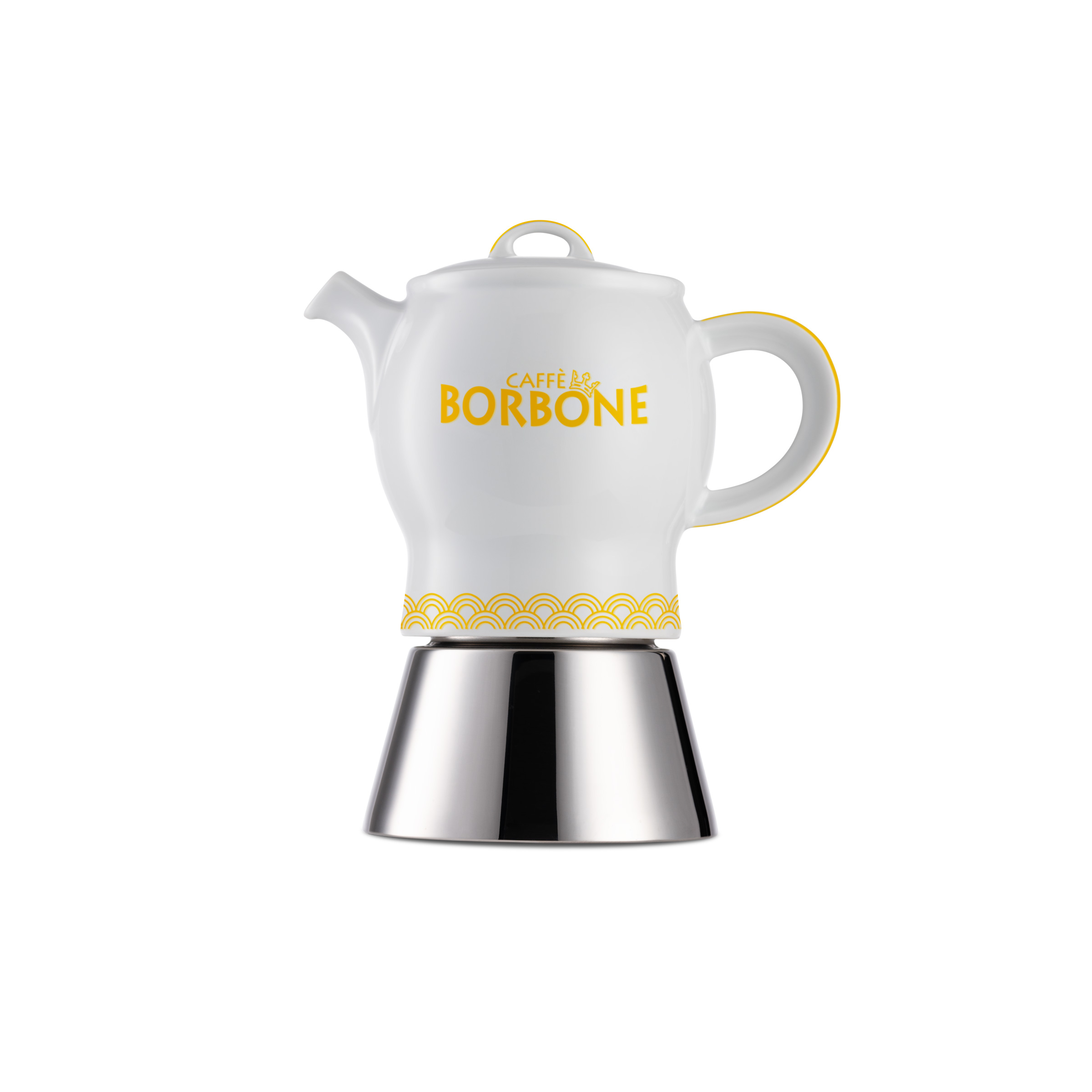 Moka Karina Caffè Borbone - GIALLO OCRA + 1 Kg caffè macinato OMAGGIO - -