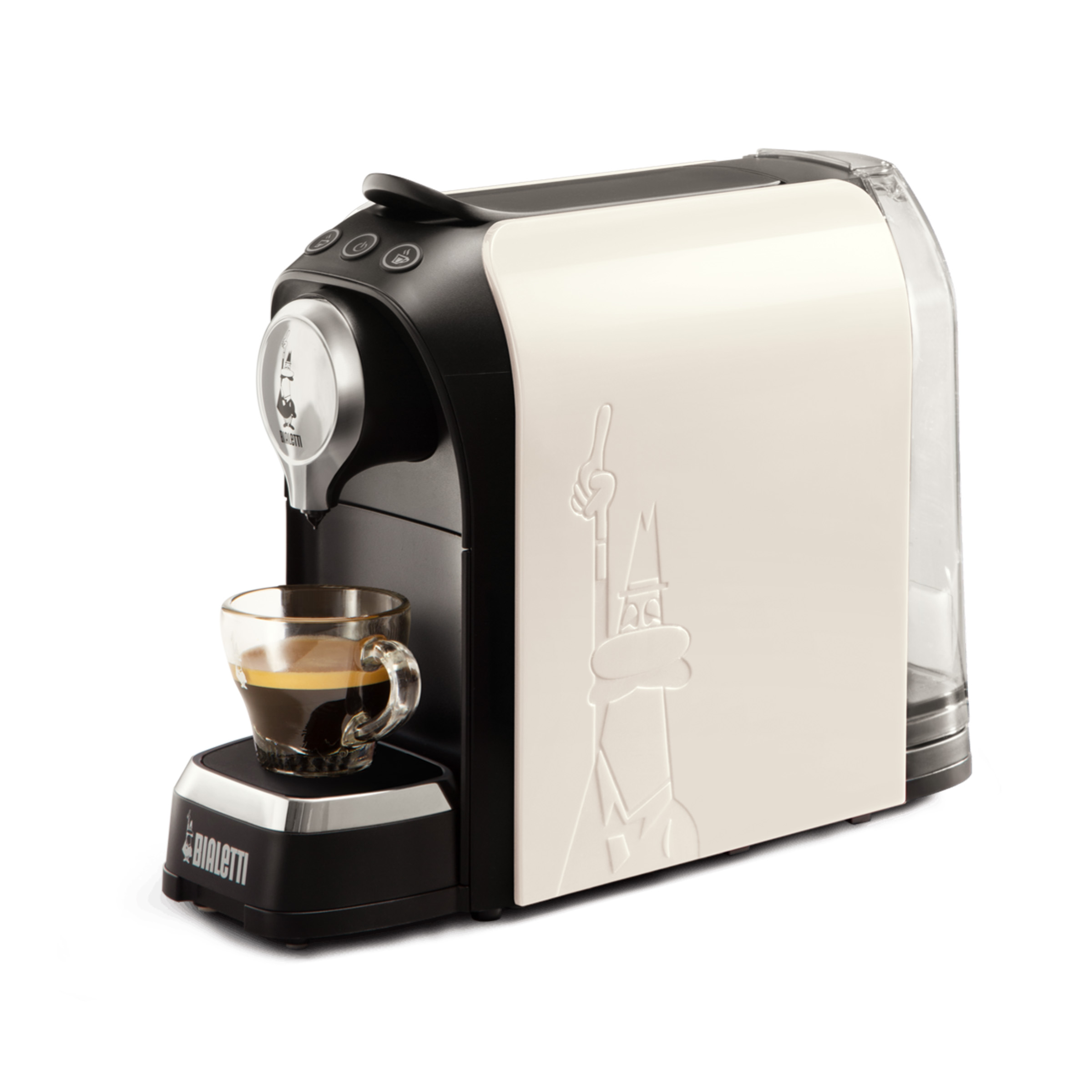 Bialetti Gioia - Capsule Coffee Machine with 4 box of capsules